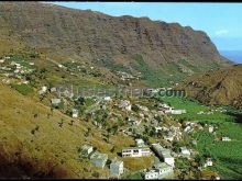 Vista general de hermigua de la gomera (tenerife)