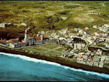 Vista aérea y basílica de candelaria (santa cruz de tenerife)