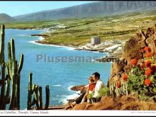 Panorámica de candelaria y las caletillas (santa cruz de tenerife)