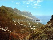 Vista panorámica de taganana (santa cruz de tenerife)