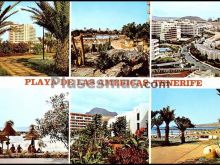 Playa de las americas en los municipios de arona y adeje (tenerife)