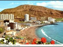 Vista parcial de los cristianos en arona (santa cruz de tenerife)