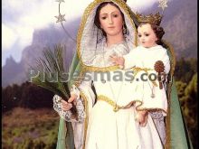 Imagen de nuestra señora de el pino en el paso de la palma (santa cruz de tenerife)