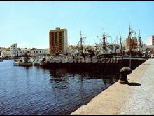 Puerto en la capital de fuerteventura puerto del rosario (islas canarias)