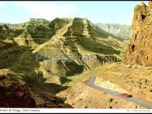 Barranco de fataga en san bartolomé de tirajana (las palmas)