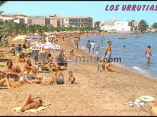 Vista de la playa de los urrutias (murcia)