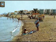 Vista parcial de islas menores y playa (murcia)