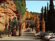 Entrada al santuario virgen de la esperanza en calasparra (murcia)