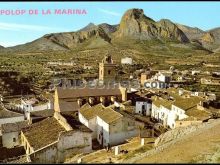 Vista de polop de la marina (alicante)