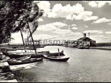 Embarcadero de el saler en el parque natural de la albufera (valencia)