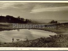 Lago del coll en el santuario de la salud (gerona)