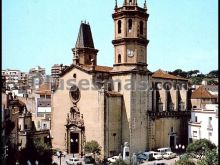 Plaza de la Iglesia en Arenys de mar (Barcelona)