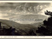 Vall de montemartró. vist desde la miranda en sant joan de l´erm (lleida)