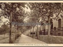 Passeig de la font petita en vallfogona de riucorp (gerona)