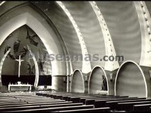 Interior de iglesia nueva en pont de suert (gerona)