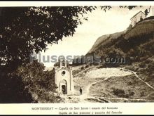 Capilla de san jerónimo y estación del funicular (barcelona)