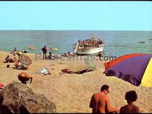 Vista de la playa de San Pol de Mar en Barcelona