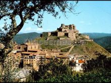 Vista parcial y Castillo de Cardona en Barcelona