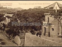 Torre de mirador de montalegre en barcelona