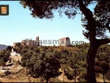 Vista general y castillo de igualada (barcelona)