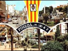 Diferentes aspectos de Pineda de Mar en Barcelona