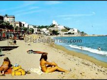 Vista de la playa de San Pol de Mar en Barcelona