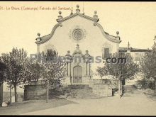 Fachada del santuario de la gleva en barcelona