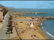 Vista de la Playa de Caldetas en Barcelona