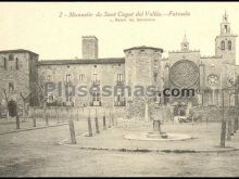 Monasterio de Sant Cugat del Vallés-Fachada en Barcelona