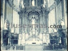 Interior de la iglesia parroquial de sant celoni en barcelona