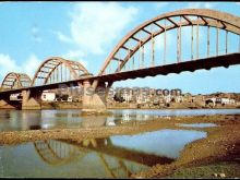 Puente sobre el ebro en mora de ebro (tarragona)