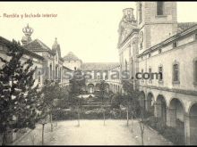 Rambla y fachada interior de la ex-universidad de cervera (lleida)