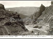 Nuestra señora de arboló y río noguera pallaresa en gerri de la sal (lleida)