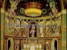 Santuario de la virgen del remey (altar mayor) en castell del remey (lleida)