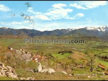 Vista general de prullans de cerdanya (lleida)