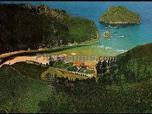 Costa del cantábrico. playa la franca (asturias)