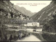 Paisaje del río cares en niserias de peñamellera alta (asturias)
