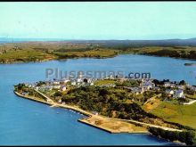 Vista aérea. ría del eo. castropol (asturias)