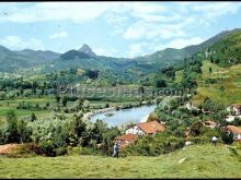 Panes, panorámica del valle bajo y pico peñamellera (asturias)