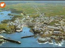 Vista aérea de tapia de casariego (asturias)