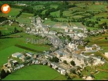 Vista aérea de meira (lugo)