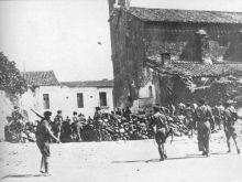 Barricada en el palacio de san benito