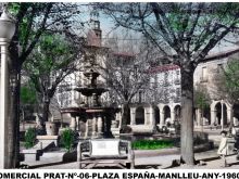 Plaza de España en Manlleu