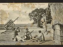 Foto antigua de COSTUMBRISTAS ARGENTINAS