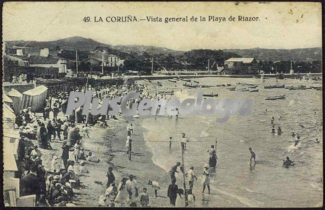 Playa de Riazor en La Coruña