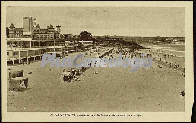 Sardinero y Balneario de la Primera Playa de Santander