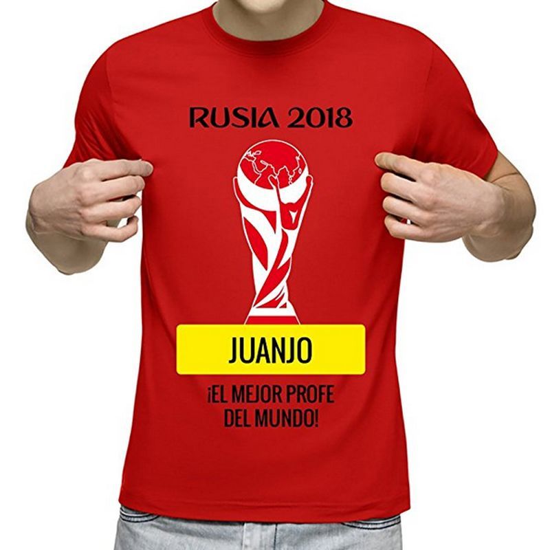 Camiseta 'Rusia 2018' personalizada con nombre y dedicatoria