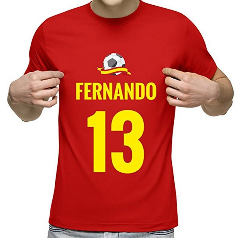 Camiseta Selección Española personalizada con nombre y número