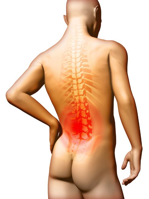 Vert. lumbares (enrojecimiento lumbar)