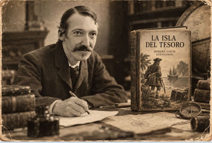 Muere Robert Louis Stevenson, autor de La isla del tesoro
